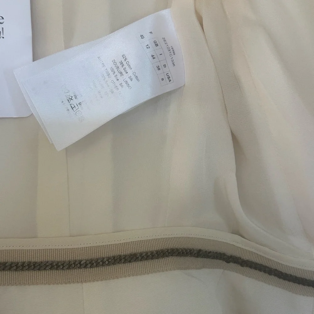 Vintage Dior White Blazer Classic Tailored Blazer